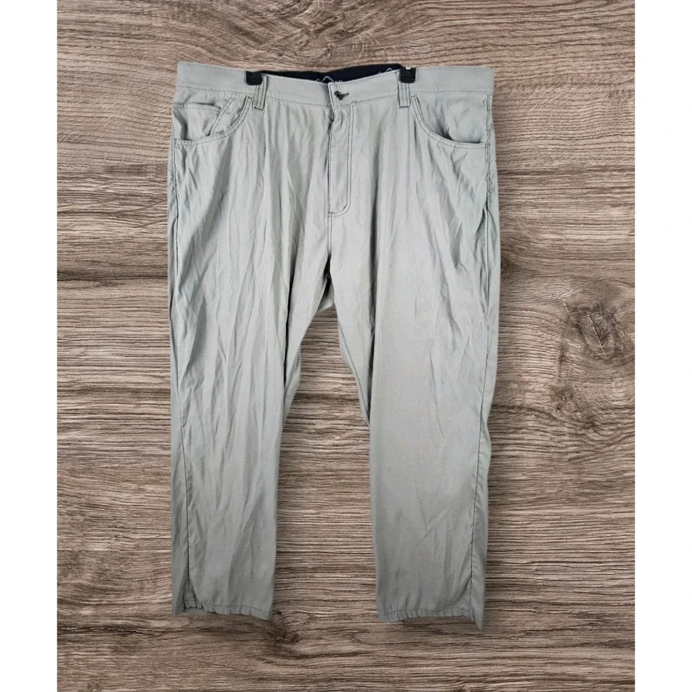 Eddie Bauer Gray Baggy Outdoors Hiking‎ Pants Mens 44x32
